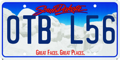 SD license plate 0TBL56