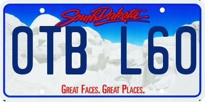 SD license plate 0TBL60