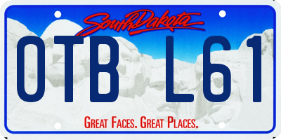 SD license plate 0TBL61