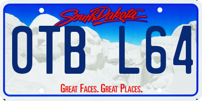 SD license plate 0TBL64