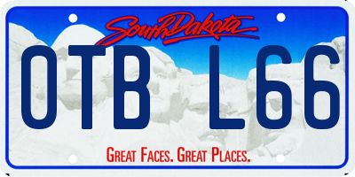 SD license plate 0TBL66
