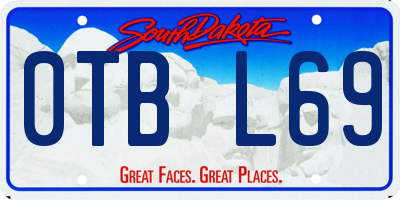 SD license plate 0TBL69