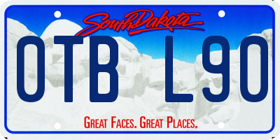 SD license plate 0TBL90