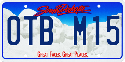 SD license plate 0TBM15