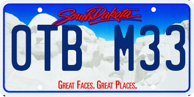 SD license plate 0TBM33