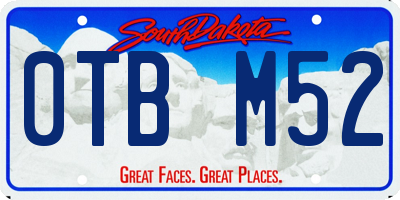 SD license plate 0TBM52