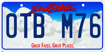 SD license plate 0TBM76