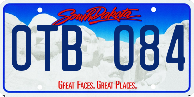SD license plate 0TBO84