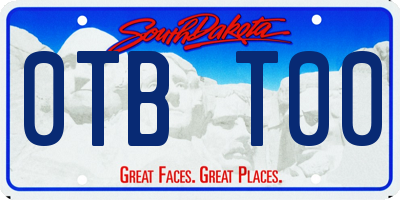 SD license plate 0TBT00