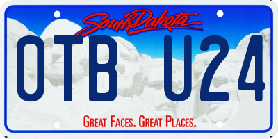 SD license plate 0TBU24