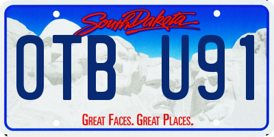 SD license plate 0TBU91