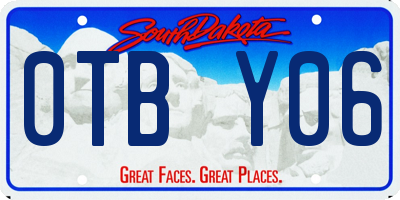 SD license plate 0TBY06