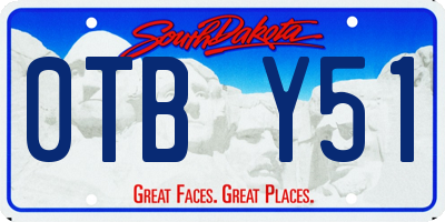 SD license plate 0TBY51