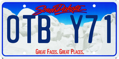 SD license plate 0TBY71