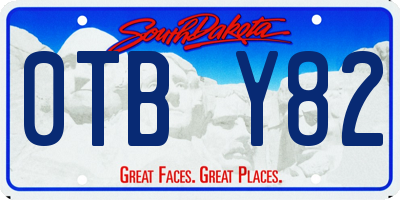 SD license plate 0TBY82