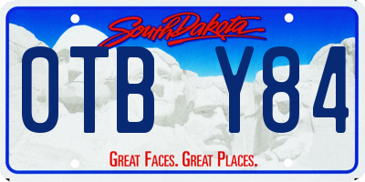 SD license plate 0TBY84