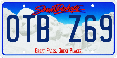 SD license plate 0TBZ69