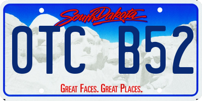 SD license plate 0TCB52