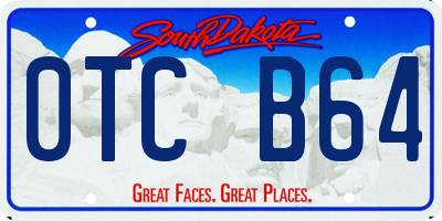 SD license plate 0TCB64