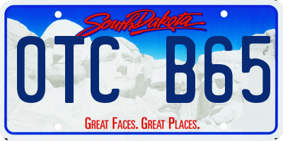 SD license plate 0TCB65