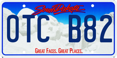 SD license plate 0TCB82