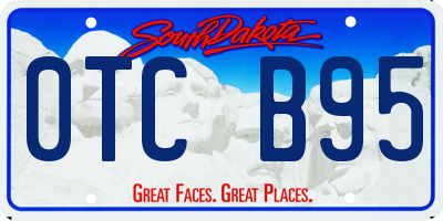 SD license plate 0TCB95
