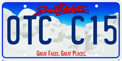 SD license plate 0TCC15