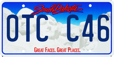 SD license plate 0TCC46