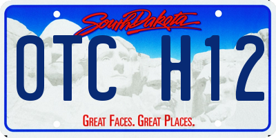 SD license plate 0TCH12