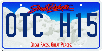 SD license plate 0TCH15