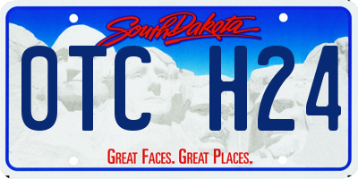 SD license plate 0TCH24