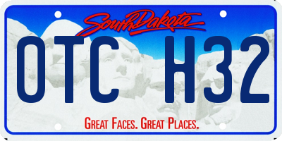 SD license plate 0TCH32