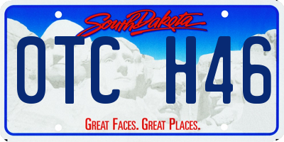 SD license plate 0TCH46