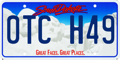 SD license plate 0TCH49