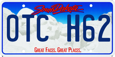 SD license plate 0TCH62