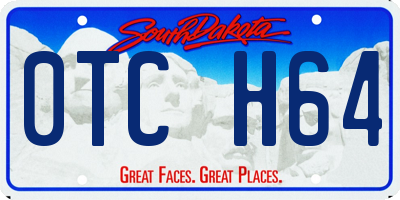 SD license plate 0TCH64