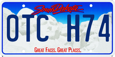 SD license plate 0TCH74