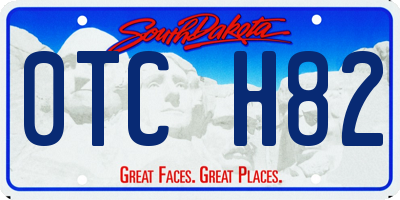 SD license plate 0TCH82