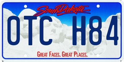 SD license plate 0TCH84
