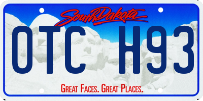 SD license plate 0TCH93