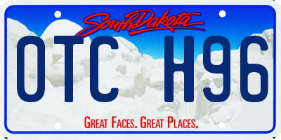 SD license plate 0TCH96