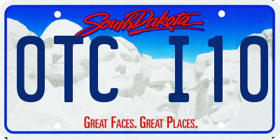 SD license plate 0TCI10