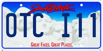 SD license plate 0TCI11