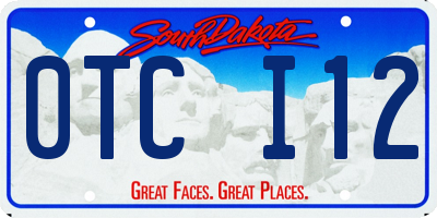 SD license plate 0TCI12