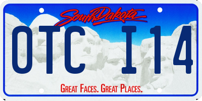 SD license plate 0TCI14