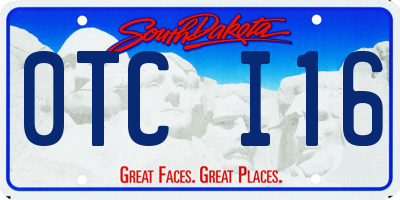 SD license plate 0TCI16