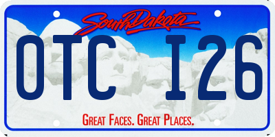 SD license plate 0TCI26