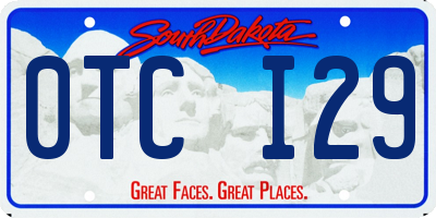SD license plate 0TCI29