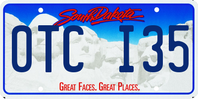SD license plate 0TCI35