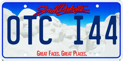 SD license plate 0TCI44
